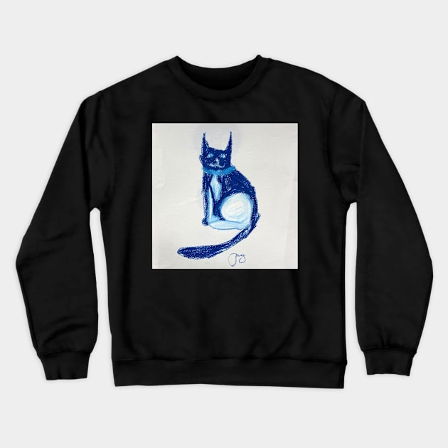 A Nice Kitty Crewneck Sweatshirt by cintclare